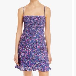 Purple floral French connection dress